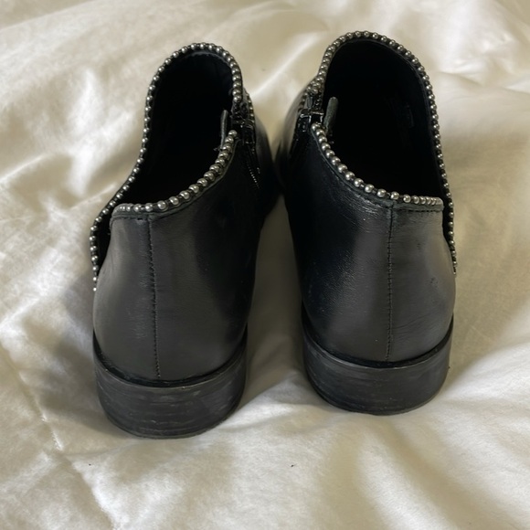 LUCKY BRAND | PERRMA |Studded|Round Toe |Ankle |Leather Bootie |Black | Size 6.5 - Picture 3 of 14